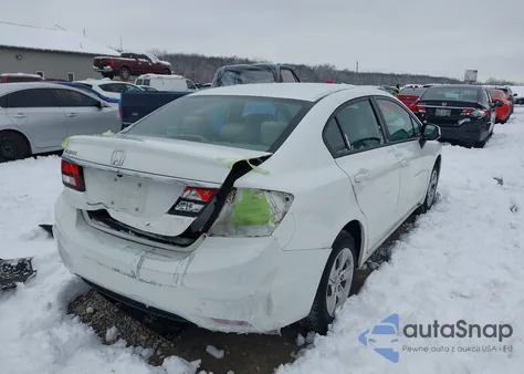 2013 Honda Civic Lx from USA, damaged, VIN 19XFB2F5XDE071822